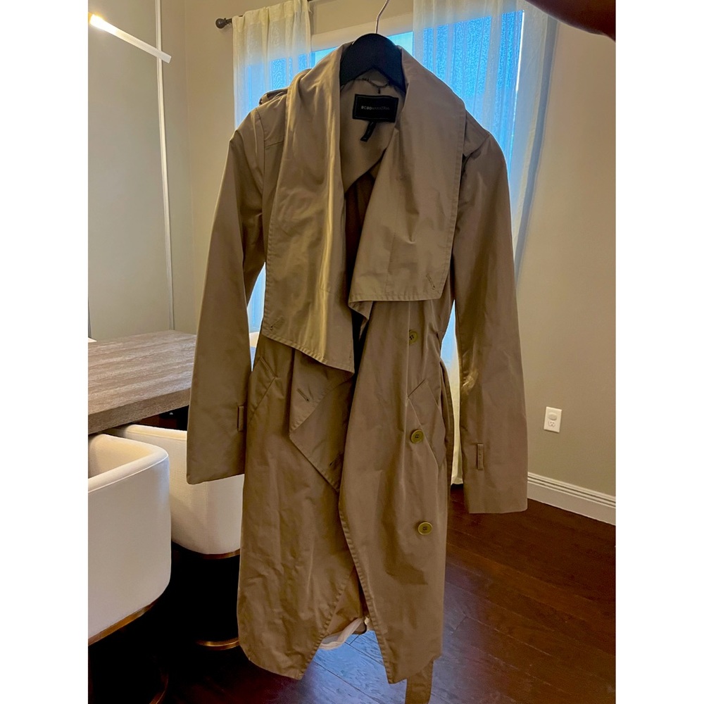 Bcbg maxazria trench coat windbreaker, xsmall